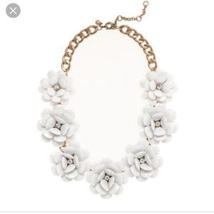 J.Crew flower bead necklace